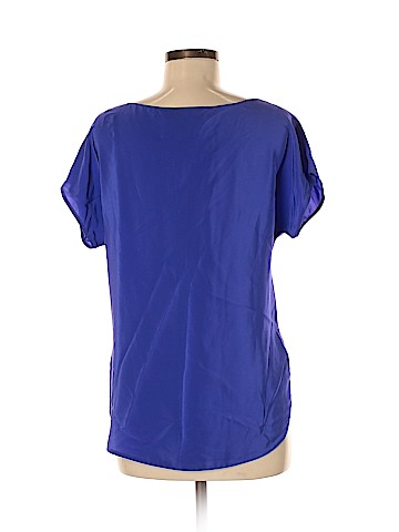 Amanda Uprichard Short Sleeve Silk Top (view 2)