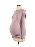 Gap - Maternity Purple Long Sleeve T-Shirt Size M - photo 1