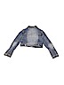 Vitamin Z Blue Denim Jacket Size 6 - photo 2