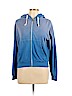Wildfox 100% Cotton Blue Zip Up Hoodie Size L - photo 1