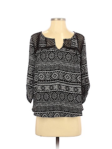 Rewind 3/4 Sleeve Blouse (view 1)