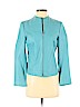 Russel Kemp New York 100% Leather Blue Leather Jacket Size 4 (petite) - photo 1