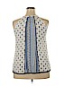 Love J 100% Rayon Ivory Sleeveless Blouse Size XL - photo 2