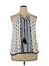 Love J 100% Rayon Ivory Sleeveless Blouse Size XL - photo 1
