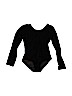 Assorted Brands Solid Black Leotard Size 150 cm / US 12 - photo 1