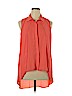 Zac & Rachel Orange Sleeveless Blouse Size XL - photo 1
