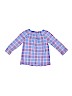 Crewcuts Outlet 100% Cotton Blue Long Sleeve Blouse Size 4 - 5 - photo 2
