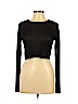Forever 21 Black Long Sleeve Top Size L - photo 1