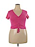 Wild Fable Pink Short Sleeve Top Size XXL - photo 1