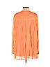 Rohit Gandhi + Rahul Khanna 100% Viscose Orange Long Sleeve Blouse Size S - photo 2