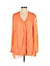 Rohit Gandhi + Rahul Khanna 100% Viscose Orange Long Sleeve Blouse Size S - photo 1