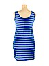 Mossimo Supply Co. Blue Casual Dress Size XL - photo 2