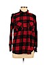 H&M 100% Cotton Red Long Sleeve Button-Down Shirt Size 8 - photo 1