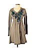 Double D Ranch 100% Cotton Tan Casual Dress Size XS - photo 1