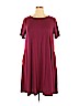 Zenana Premium Pink Casual Dress Size 1X - photo 1