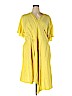 ASOS 100% Cotton Yellow Casual Dress Size 24 - photo 1