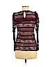 Lily White Burgundy Long Sleeve Top Size M - photo 2