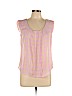 Candie's 100% Polyester Pink Short Sleeve Blouse Size L - photo 1