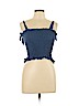 Kendall & Kylie 100% Rayon Blue Sleeveless Top Size L - photo 1