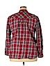 Old Navy 100% Cotton Red Long Sleeve Button-Down Shirt Size XXL - photo 2