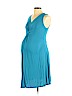 Motherhood Blue Casual Dress Size L - photo 1