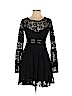 Free People 100% Nylon Black Cocktail Dress Size 0 - photo 1