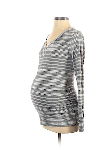 Liz Lange Maternity for Target Long Sleeve Henley (view 1)