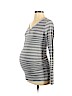 Liz Lange Maternity for Target Gray Long Sleeve Henley Size S - photo 1
