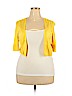 Lane Bryant 100% Rayon Yellow Cardigan Size 18 - 20 Plus - photo 1