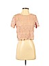 Forever 21 Pink Short Sleeve Blouse Size S - photo 1