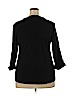 Karen Scott 100% Cotton Black 3/4 Sleeve Top Size 2X - photo 2