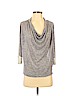 Splendid Gray 3/4 Sleeve Top Size XS - photo 1