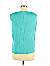 Rachel Roy Blue Sleeveless Silk Top Size 6 - photo 2