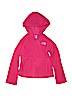 The North Face 100% Polyester Solid Pink Fleece Jacket Size 6 - photo 1