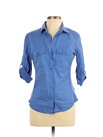 James Perse 3/4 Sleeve Button-Down Shirt (view 1)