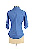 James Perse Blue 3/4 Sleeve Button-Down Shirt Size Lg (3) - photo 2