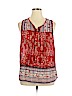 Knox Rose 100% Polyester Red Sleeveless Blouse Size XL - photo 1