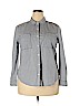 Faded Glory 100% Cotton Gray Long Sleeve Button-Down Shirt Size XXL - photo 1