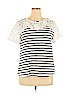 Charter Club 100% Cotton White Short Sleeve Top Size XL - photo 1