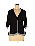Agnona 100% Cotton Black Cardigan Size EU 44 / US 14 - photo 1