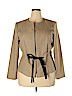 RK Collection 100% Polyester Tan Jacket Size 18 - photo 1