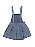 Tea 100% Cotton Solid Blue Dress Size 4 - photo 2