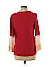 Alfani Red Long Sleeve Top Size L (petite) - photo 2