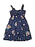 Ralph Lauren 100% Cotton Floral Blue Dress Size 12 - photo 2