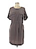 H&M 100% Polyester Gray Casual Dress Size 6 - photo 1