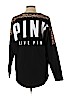 Victoria's Secret Pink 100% Cotton Black Sweatshirt Size L - photo 2