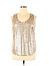 Worthington 100% Polyester Gold Sleeveless Top Size XL - photo 1