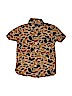 Gap Kids 100% Cotton Camo Tan Short Sleeve Button-Down Shirt Size 6 - 7 - photo 1