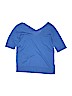 Halogen Blue Short Sleeve Top Size 1 - photo 2