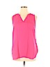 Maurices 100% Polyester Pink Sleeveless Blouse Size XL - photo 1